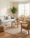 Garden Lattice Charm Collection Area Rug - Arbor (Beige) Rectangle Beige  lifestyle 13