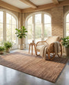 Bloomsbury Elegance Collection Area Rug -  Kensington (Brown) Rectangle Brown  lifestyle 9