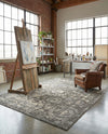 Horizon Collection Area Rug -  Zenith Rectangle Gray  lifestyle 56
