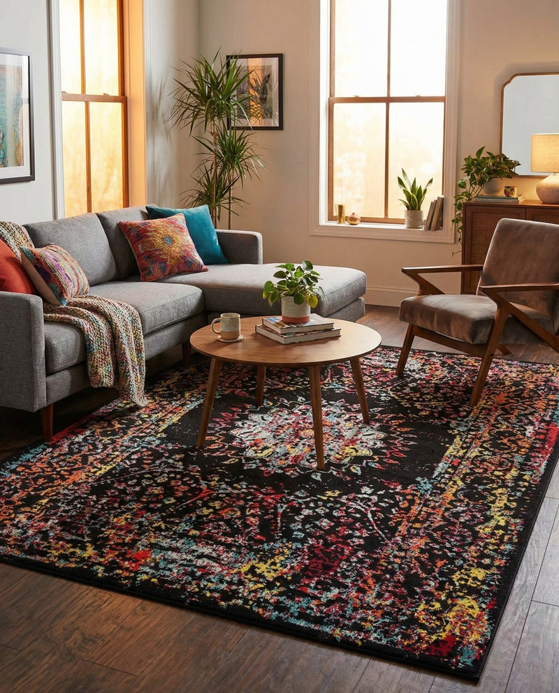 Brighton Terrace Collection Area Rug -  Withdean Rectangle Multi  lifestyle 17