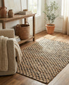 Plaid Savannah Collection Area Rug - Charleston Rectangle Black and Natural  lifestyle 10