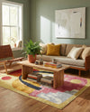 Urban Terrace Collection Area Rug -  Skyline Rectangle Multi  lifestyle 23
