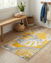 Meadow Breeze Collection Area Rug -  Clover Rectangle Yellow  lifestyle 43