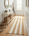 Serenity Braided Jute Collection Area Rug - Luna Runner Natural and Ivory  lifestyle 33