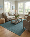 Seaside Serenity Collection Area Rug - Veranda (Teal) Rectangle Teal  lifestyle 21