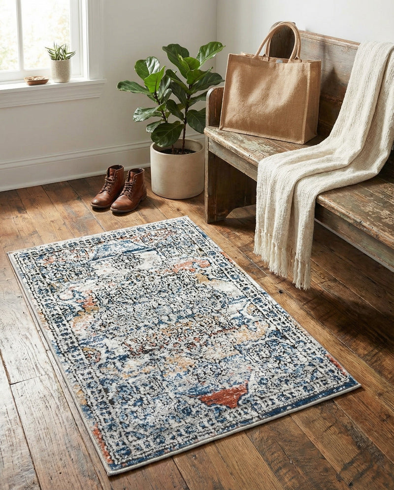 Mykonos Manor Collection Area Rug -  Tinos (Multi) Rectangle Multi  lifestyle 3