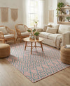 Urban Oasis Rugs Collection Area Rug -  Boulevard (Pink and Aqua) Rectangle Pink and Aqua  lifestyle 7