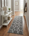 Trellis Mosaic Collection Area Rug - Arborville (Light Gray) Runner Light Gray  lifestyle 44