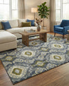 Urban Terrace Collection Area Rug -  Vista Rectangle Blue  lifestyle 8