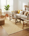 Urban Oasis Rugs Collection Area Rug -  Rooftop (Yellow Ivory) Rectangle Yellow Ivory  lifestyle 21