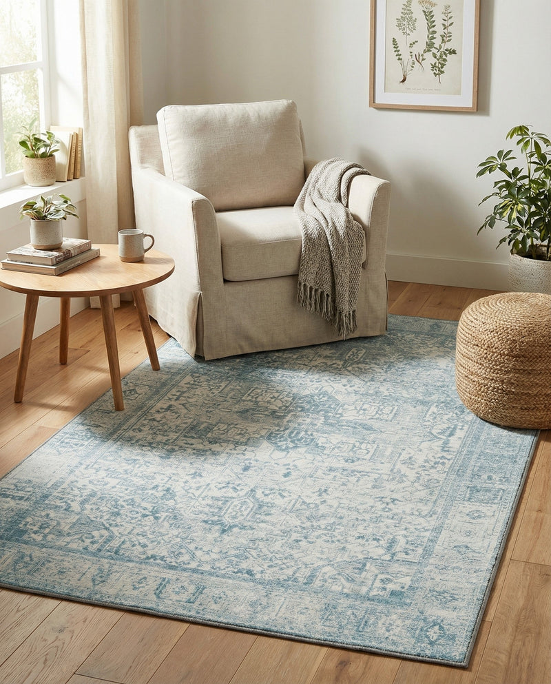 Heritage Elegance Collection Area Rug -  Windsor (Ivory) Rectangle Ivory  lifestyle 11