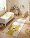 Wonder Tykes Collection Area Rug -  Rainbow Runner Ivory  lifestyle 34