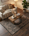 Patio Heritage Collection Area Rug -  Lafayette (Black) Rectangle Black  lifestyle 23