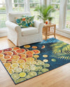 Seaside Haven Rugs Collection Area Rug -  Dunes Rectangle Multi  lifestyle 13