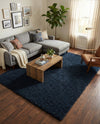 Plush Oasis Collection Area Rug - Serenity (Sapphire Blue) Rectangle Sapphire Blue  lifestyle 30