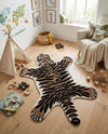Whimsy Wonders Wool Collection Area Rug -  Delta Rectangle Brown  lifestyle 7