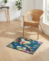 Seaside Blooms Collection Area Rug -  Leaf Rectangle Multi  lifestyle 27