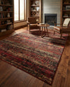 Neptune Elegance Collection Area Rug -  Nereid Rectangle Burgundy  lifestyle 33