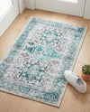 Laguna Sands Collection Area Rug -  Venice Rectangle Aqua Green  lifestyle 46