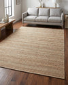 Urban Shimmer Jute Collection Area Rug - Metropolis Rectangle Natural  lifestyle 14
