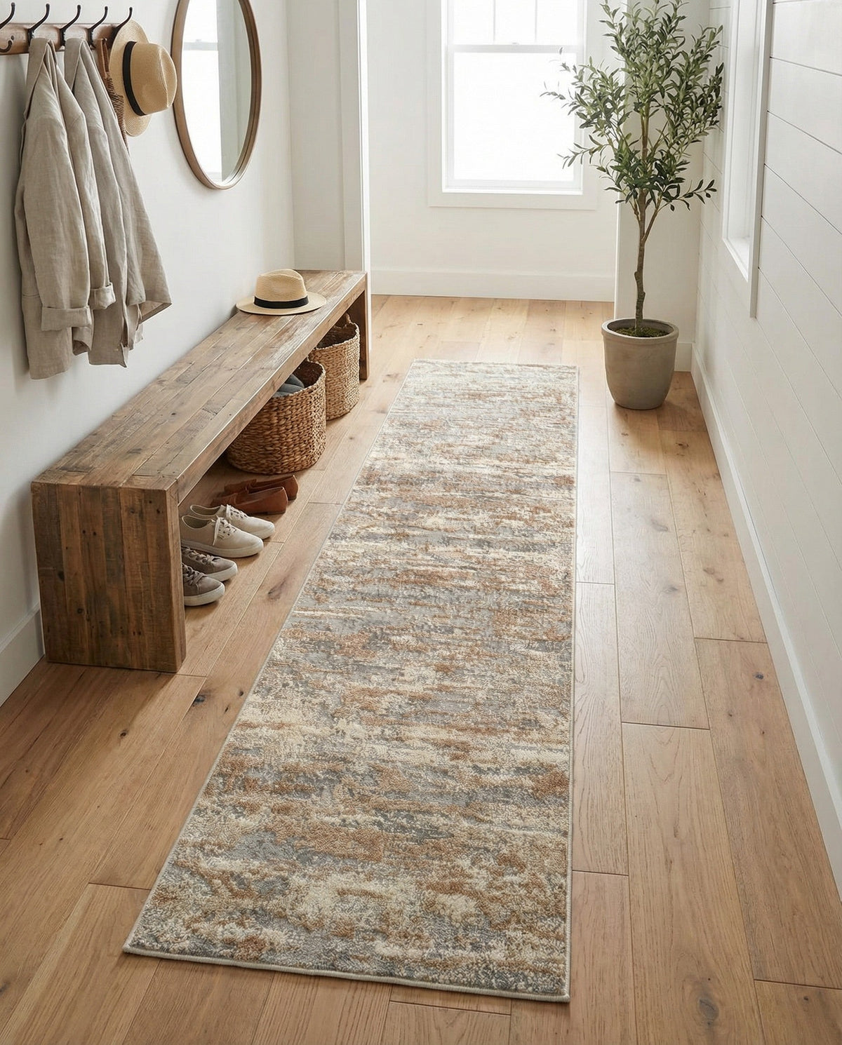 Aegean Elegance Collection Area Rug - Mesa Runner Beige  lifestyle 108