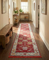 Arcadia Rugs Collection Area Rug - Eden (Red) Runner Red  lifestyle 39