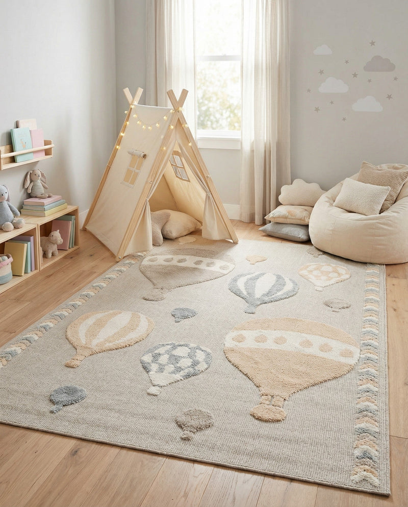 Wonder Tykes Collection Area Rug -  Joyscape Rectangle Multi  lifestyle 15