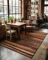 Bistro Lounge Collection Area Rug -  Americano Rectangle Beige  lifestyle 5