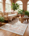 Parisian Elegance Collection Area Rug - Versailles (Rose Pink) Rectangle Rose Pink  lifestyle 18
