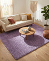 Plush Oasis Collection Area Rug - Serenity (Lilac) Rectangle Lilac  lifestyle 20
