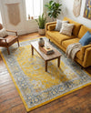 Caribbean Breeze Collection Area Rug -  Andros Rectangle Yellow  lifestyle 13