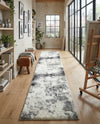 Cozy Haven Shag Collection Area Rug -  Tranquility (Pebble Gray) Runner Pebble Gray  lifestyle 48