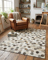 Savannah Hideaway Collection Area Rug - Savannah Rectangle Ivory Gray  lifestyle 10