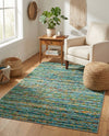 Caribbean Cove Collection Area Rug -  Lucia Rectangle Aqua  lifestyle 44