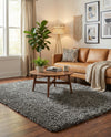 Eternal Plush Oasis Collection Area Rug -  Tranquility (Smoke) Rectangle Smoke  lifestyle 16