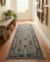 Chateau Elegance Collection Area Rug -  Luxembourg Runner Gray  lifestyle 64