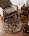 Lambskin Haven Collection Area Rug - Fleeceville Round Beige  lifestyle 13