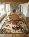 Rural Charm Collection Area Rug - Meadowbrook Rectangle Cream  lifestyle 40