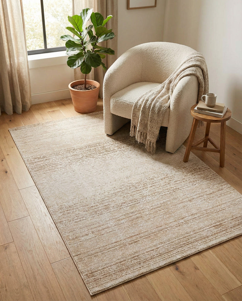 Jewel Oasis Collection Area Rug - Sapphire (Ivory) Rectangle Ivory  lifestyle 7