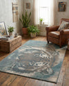 Savannah Sojourn Collection Area Rug -  Okavango Rectangle Multi  lifestyle 19