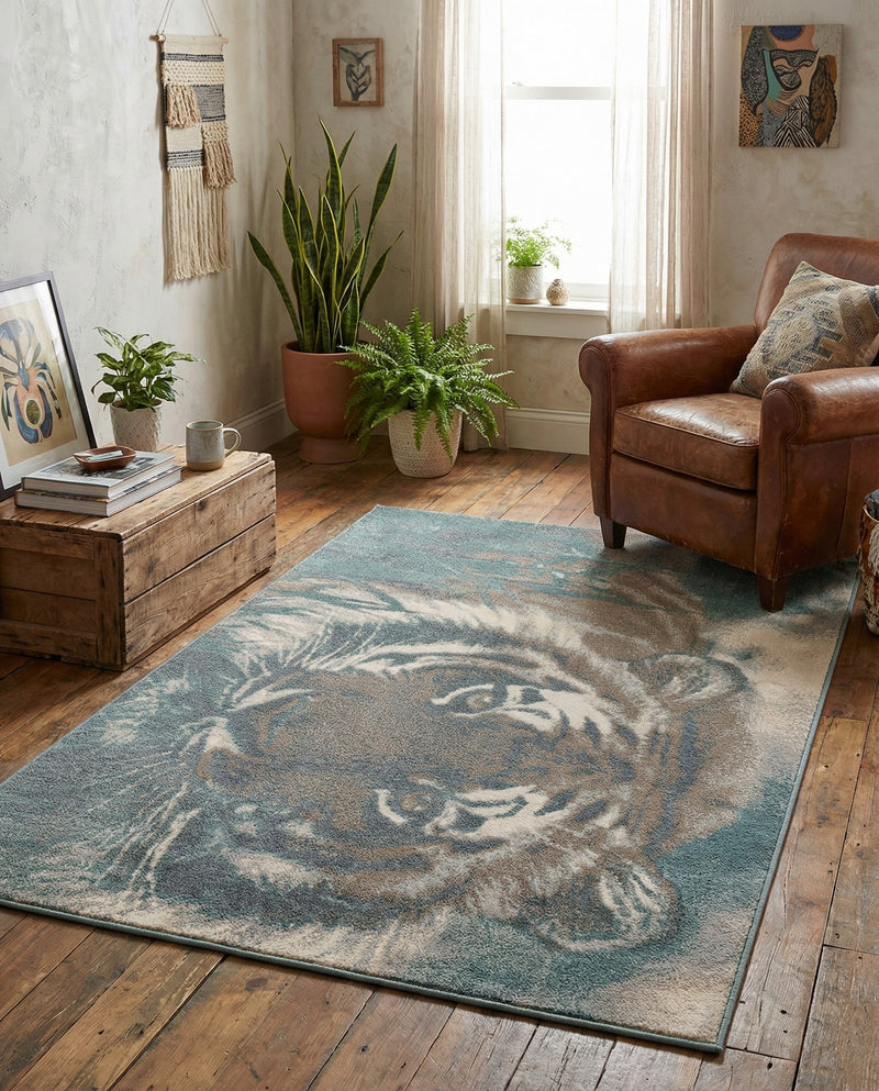 Savannah Sojourn Collection Area Rug -  Okavango Rectangle Multi  lifestyle 19