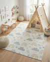 Wonder Tykes Collection Area Rug -  Pixel Rectangle Ivory  lifestyle 10