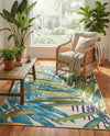 Seaside Blooms Collection Area Rug -  Arcadia Rectangle Multi  lifestyle 45