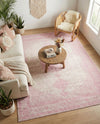 Dover Terrace Collection Area Rug - Marina (Pink) Rectangle Pink  lifestyle 3