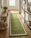 Studio Haven Collection Area Rug -  Alcove (Green) Runner Green  lifestyle 56