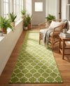 Lattice Gardens Collection Area Rug -  Bloomfield (Light Green) Runner Light Green  lifestyle 40