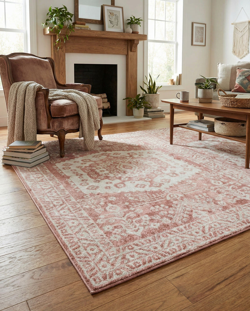 Cambridge Classics Collection Area Rug -  Pembroke (Pink) Rectangle Pink  lifestyle 21