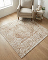 Cambridge Classics Collection Area Rug -  Magdalene (Beige) Square Beige  lifestyle 68
