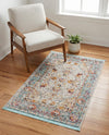 Caribbean Breeze Collection Area Rug -  Xcalak Rectangle Light Blue  lifestyle 16