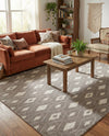 Sienna Collection Area Rug - Umbria Rectangle Cloud Gray  lifestyle 57